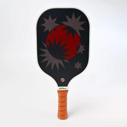 Orbia pickleball paddle conjuntos de fibra vidro adulto raquete imprensa fria paddle pacote grande ponto doce preto paddle pickleball conjunto - Image 3
