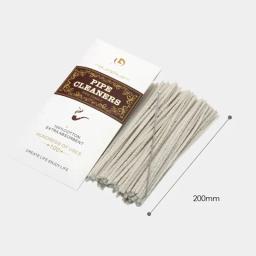 A tira da limpeza da tubulação do algodão para o charuto, ferramentas de limpeza, limpa, com 100 varas - Image 4