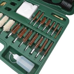 Kit de limpeza de armas universal tático com óleo pode rifle pistola limpador escova profissional arma de caça arma de fogo ferramenta mais limpa - Image 4