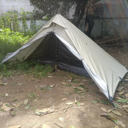 Ultraleve Trekking Pole Tent, 2 pessoas Barraca de Camping, Tenda Leve, Solo Camping Tent, Trekking Rod não está incluído, CZX-687 - Image 4