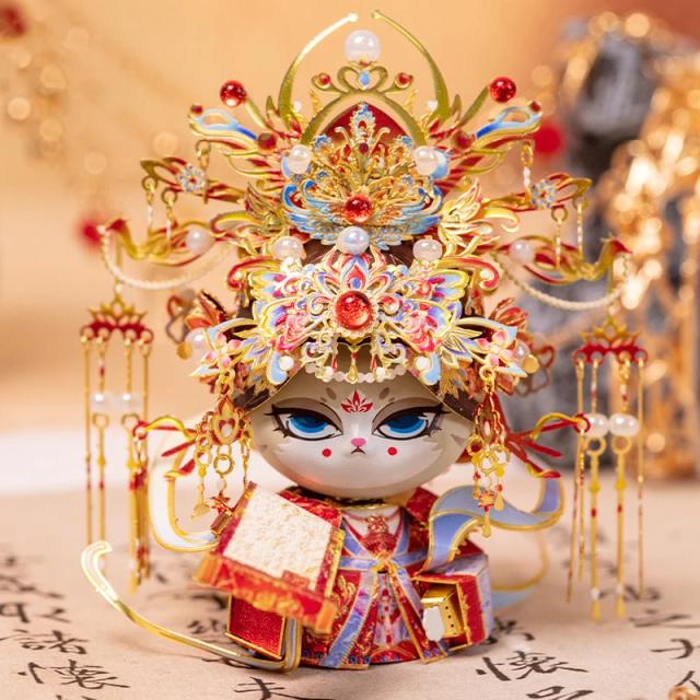 Miniaturas 3D de Metal Empress: Kits de Montagem Artesanais para Presentes de Aniversário e Criatividade