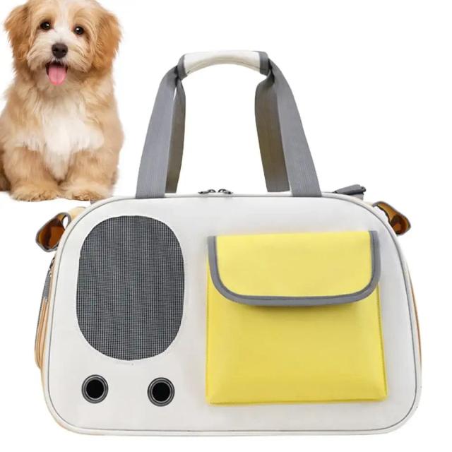 Bolsa de Transporte Portátil e Dobrável para Cães e Gatos - Prática para Passeios ao Ar Livre