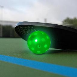 LED Light Up Pickleball Prática Toy Ball, 40 buracos para tribunal, ao ar livre - Image 3