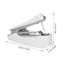 Suprimentos de máquina de costura portátil para iniciantes, dispositivo de costura e reparo, mini portátil - Image 6