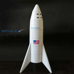 35cm starship falcon foguete modelo de papel diy ciência popular manual classe estéreo origami brinquedo - Image 1