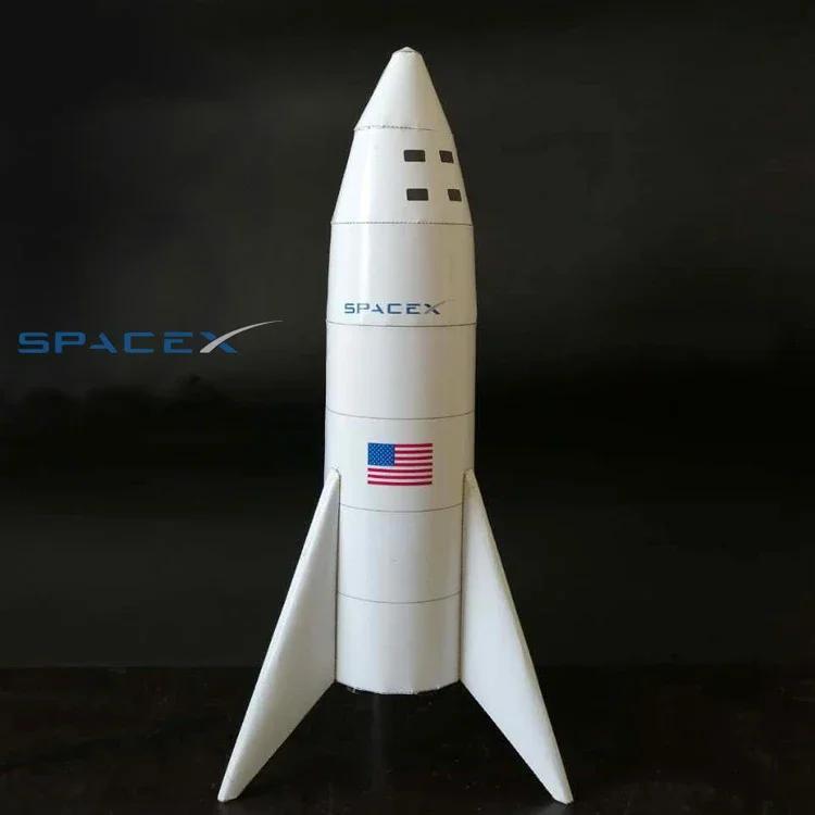 35cm starship falcon foguete modelo de papel diy ciência popular manual classe estéreo origami brinquedo - Image 1