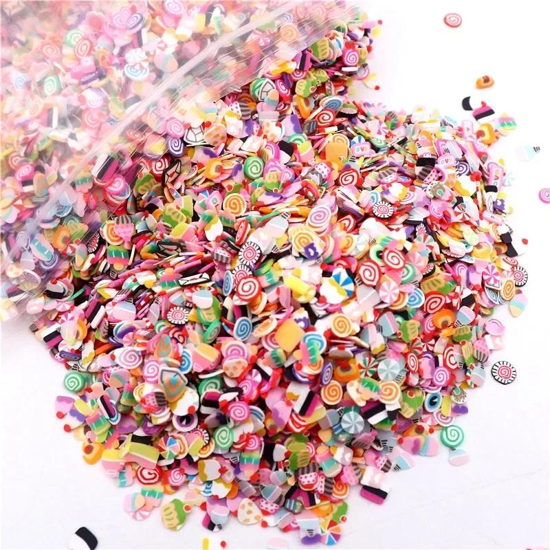 3d mix de argila de polímero adesivos para as mulheres, 50g, slime, projetos diy, decoração do prego, manicure acessórios - Image 1