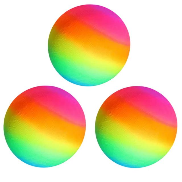 Bolas de Borracha para Crianças e Adultos - Brinquedos ao Ar Livre para Diversão no Playground, Escola e Praia 8,5"