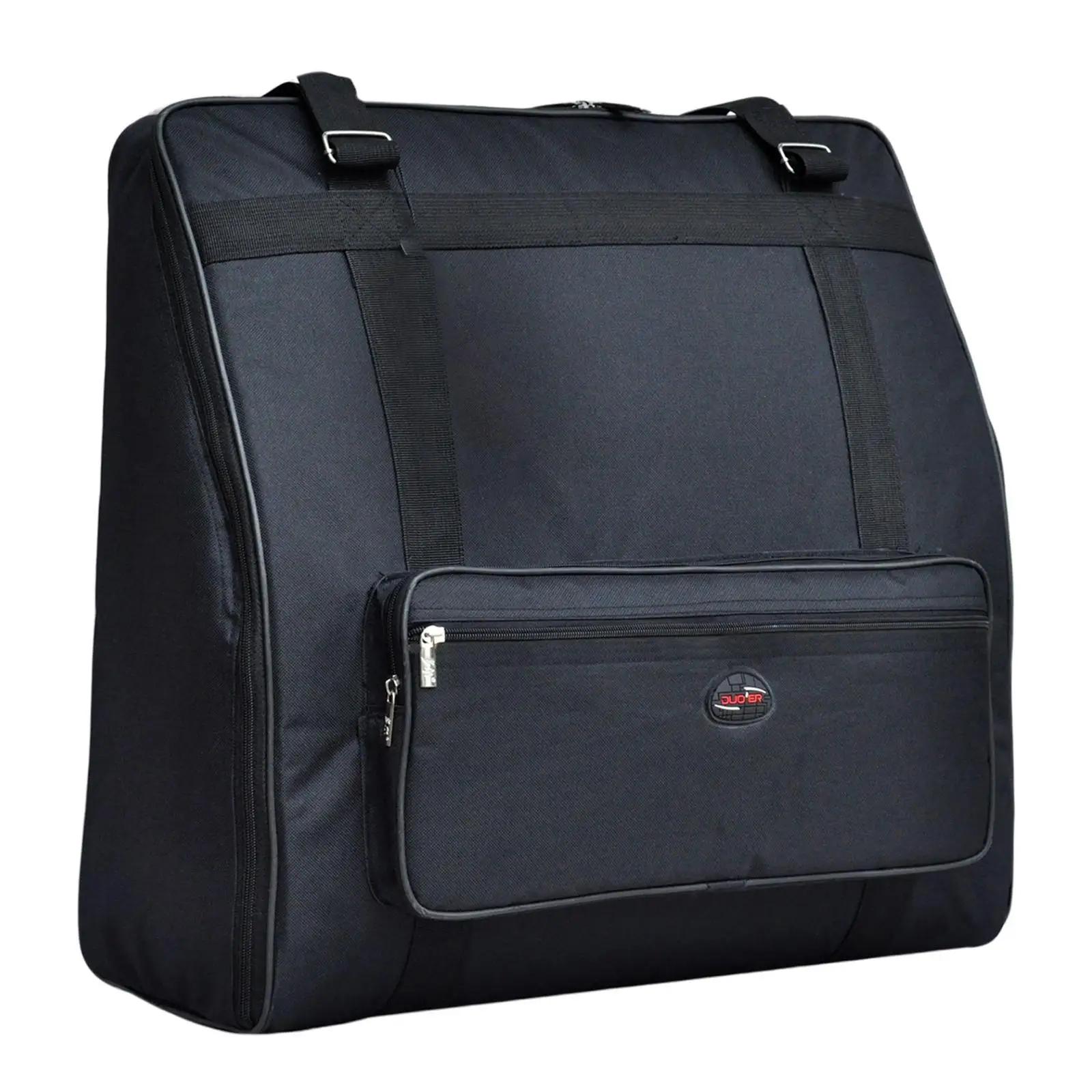 Oxford pano acordeão Gig Bag, à prova de choque, resistente ao desgaste, preto, 120 baixo - Image 1