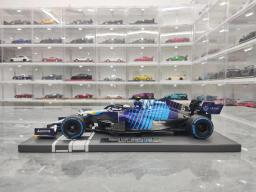 Minichamps-Brinquedo estático do modelo do carro do metal, Simulação de edição limitada, Edição limitada, Metal, F1, Williams #6, 1:18, F1, 2021, FW43B - Image 3