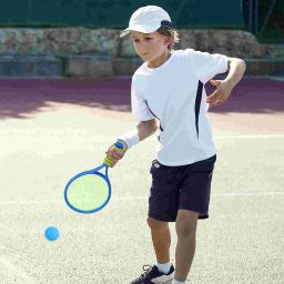 Raquete de plástico brinquedo de tênis para equipamentos esportivos ao ar livre raquete durável crianças jogar pai criança atividade fitness criança brinquedos - Image 5