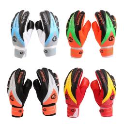 Luvas de látex para adultos e crianças, luva goleira antiderrapante, treino de futebol, futebol, equipamento de proteção portátil, dedo inteiro - Image 1