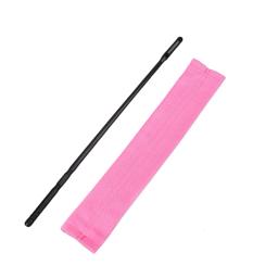 Haste de limpeza de flauta de silicone com pano absorvente 34.6cm limpador de instrumento multifuncional para flautas e piccolos rosa azul cinza - Image 3