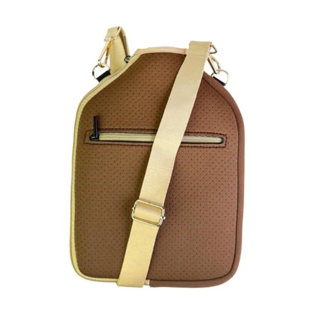 Capa Protetora de Neoprene para Raquete de Tênis de Mesa com Alça de Ombro Destacável