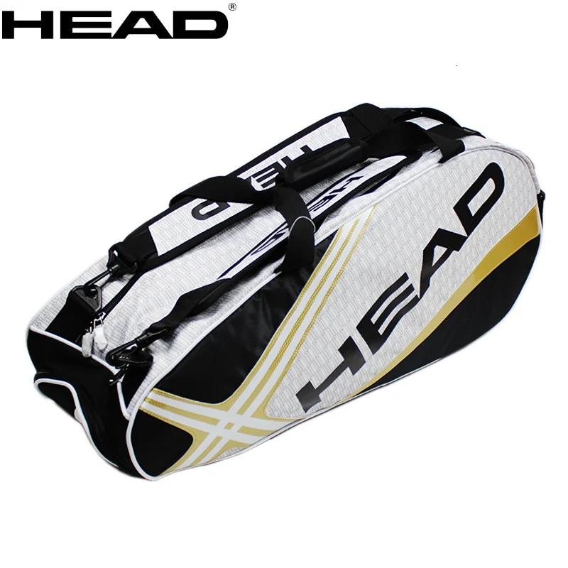 Bolsa de tênis de grande capacidade, bolsa esportiva impermeável de 6-9 raquetes, masculina e feminina de raquete de badminton - Image 1