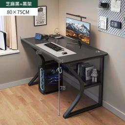 Conjunto de mesa e cadeira para escritório doméstico, design simples, mesa de jogos popular, computador, quarto, aprendizagem, escrita, estação de trabalho - Image 3