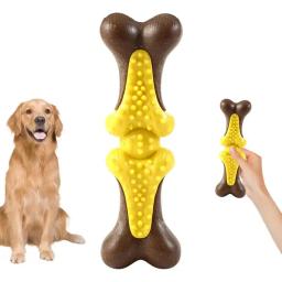 Brinquedos interativos de dentição para cachorro, Dog Teeth Cleaning Brinquedos de treinamento para mastigar, Resistência à mordida, Puppy Bone Toy - Image 2