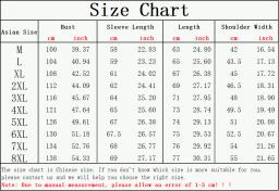 Camisa e calça agasalho masculino, terno casual, plus size, M-8XL, 2 pcs, 2024 - Image 5