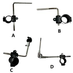 Drum Rack Clamp for Kids, Percussão Instrument Acessórios, Bracket Clip, Professional Electronic Drum Clamp, Hardware para iniciantes - Image 1