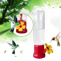 Alimentadores de água portáteis do pássaro com fios suspensos, plástico transparente, à prova de vazamento, garrafa de alimentação do colibri, suprimentos do pássaro, 1pc - Image 3