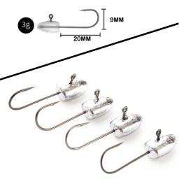 Conjunto de 10 ganchos de aço carbono, 3g, 5g, 7g - Image 4