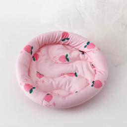 Tapete de resfriamento redondo para animais, Esteira de resfriamento de cama antiderrapante, Mantendo o resfriamento para o verão, Cachorro-quente - Image 4