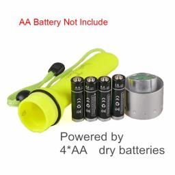 Lanterna poderosa para mergulho ao ar livre, mini lanterna portátil de alto lúmen com led à prova d'água - Image 2