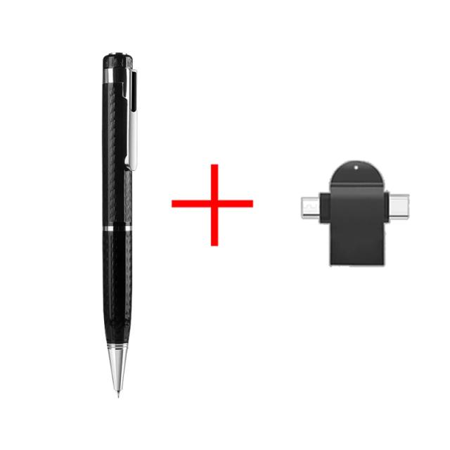 Gravador de Voz Digital Portátil em Forma de Caneta com Mini MP3 Player - Ideal para Palestras, Reuniões e Aulas - Memória de 8G, 16G e 32G
