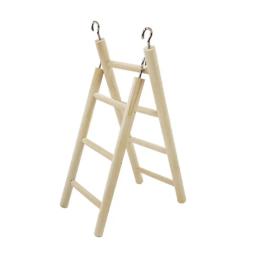 Escadas de madeira Swing Scratcher para pássaros, escada de escalada de poleiro, gaiola de pássaros, hamsters, brinquedos papagaio, suprimentos para animais pendurados, 3, 4, 5, 6, 1Pc - Image 5