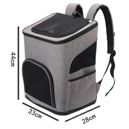 Gato do animal de estimação mochilas viagem portátil dobrável pet duplo ombro saco para cães pequenos gatos respirável suprimentos de transporte para animais de estimação - Image 6