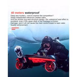 Subaquática Scooter Underwater Thruster, Mergulho Booster, Tiro Drone, Equipamento De Mergulho, Hélice De Água Portátil - Image 4