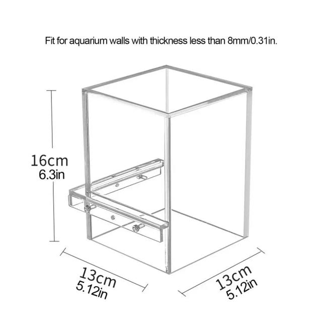 Tanque de Peixes com Pressão Negativa: Manutenção Eficiente do Nível de Água e Espaço Ampliado para Peixes e Decoração de Aquário