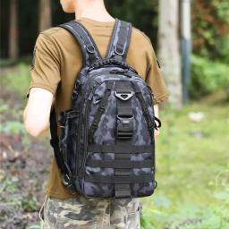 Mochila de pesca impermeável para homens, mochila multifuncional, bolsa de ombro de escalada, mochila tática ao ar livre, conveniente - Image 3
