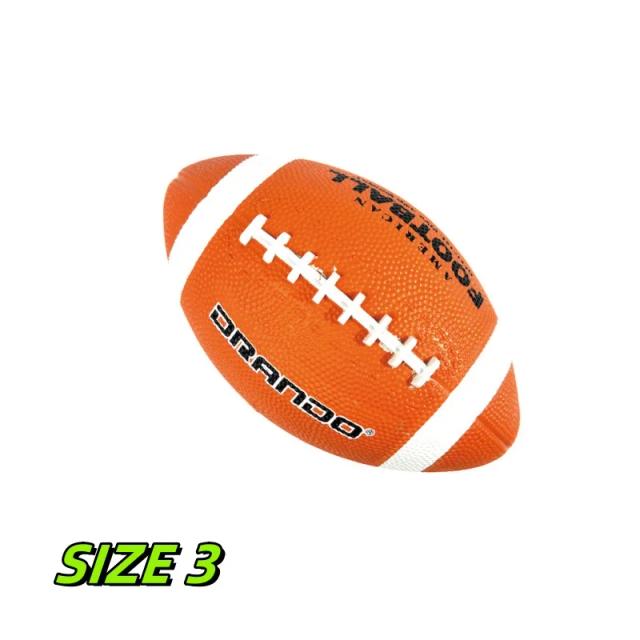 Bola de Rugby Americano Infantil de Borracha para Treinamento e Brincadeiras ao Ar Livre