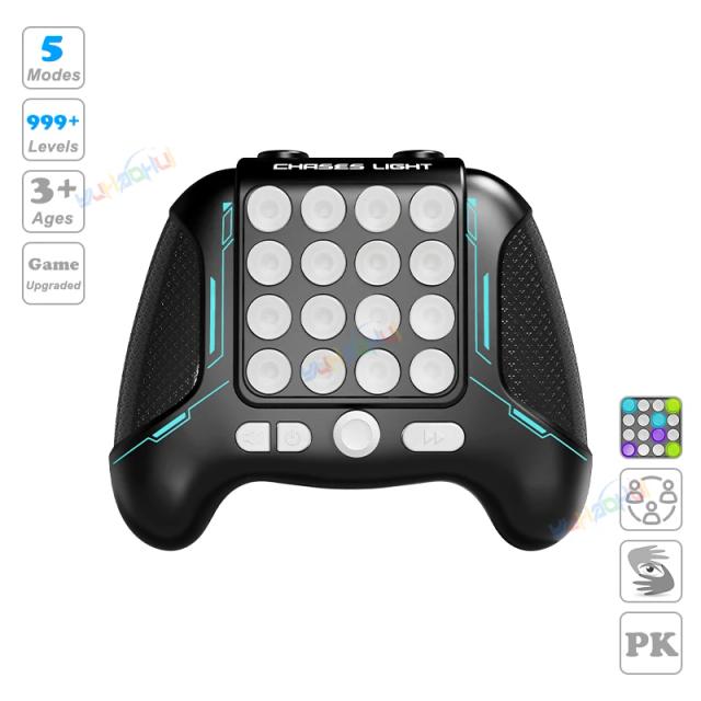Chases Light Game Console Brinquedos Eletrônicos Pop Light Up Game Handle Toys