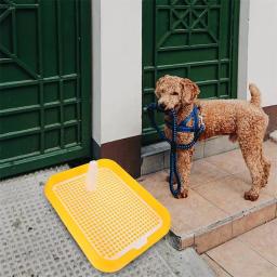Bandeja potty antideslizante para treinamento de animais de estimação, Banheiro para cães pequenos e gatos, Almofadas potty internas para cachorro e gatos, Caixa de lixo - Image 4