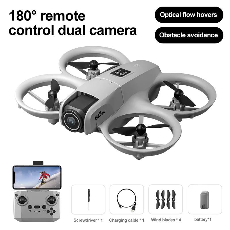 Gt3 max mini com led dobrável drones gps 8k hd câmera dupla motor sem escova intelligen evitar obstáculos rc quadcopter brinquedo presente - Image 1