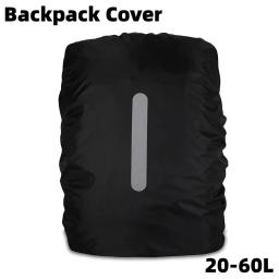 Capa de chuva impermeável para mochila, cor preta, clássico, para ao ar livre, camping, caminhadas, montanhismo, 20-70l, 1pc - Image 1