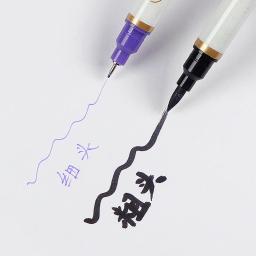 Aquarela Arte Marcadores Pincel Pen, Dual Tip Fineliner, Desenho para Caligrafia, Pintura, Manga Book Supplies, Cores, 12Pcs - Image 4