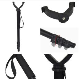 Monopod Shooting Stick and Gun Rest, Acessórios Versáteis para Caça com Altura Ajustável, Tactical Gun, Suporte Portátil para Tripé - Image 6