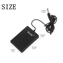Pedal de sustentação compacto para Piano Digital, teclado eletrônico, sintetizadores com interruptor de polaridade, Pedal antiderrapante, ABS - Image 2
