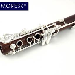 MORESKY-Bb Clarinete Rosewood com teclas prateadas, Mopane Klarnet, M103 - Image 4