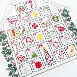 CrossStitch Calendário do Advento Kit de Bordado de Natal Instruíções de Inverno Fios Coloridos Kit de Bordado Iniciantes Adultos - Image 2