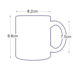 Guerreiro Verde Criativo Caneca Mágica, Sublimação Tumblers, Copos De Café De Cerâmica, Café Da Manhã, Descoloração Canecas, BSKT-089, Atacado - Image 4