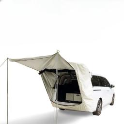 Extensão impermeável multifuncional do telhado da cauda do carro do Anti-mosquito, pára-sol, barraca traseira, especial de MPV, acampamento exterior, nenhuns pólos do apoio - Image 6