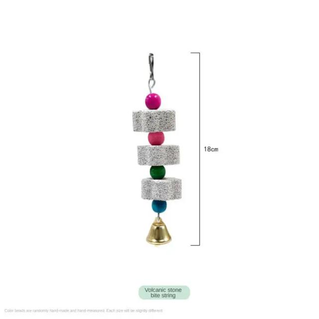 Brinquedos Nutricionais Coloridos e Naturais para Gaiolas de Pássaros, Incluindo Pedra de Moer e Pedra de Choco, 11-20cm