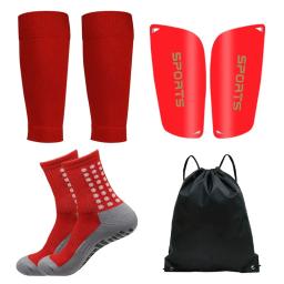 Meias esportivas antiderrapantes para homens e mulheres, futebol, mangas de perna, futebol, treinamento, basquete, saco de cordão, 4 pcs - Image 3
