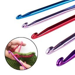 12pçs conjunto de ganchos de crochê com cabo de metal, agulhas de tricô para mãos artríticas, agulhas de crochê diy para artesanato de fios, presente agradável para mulheres - Image 3