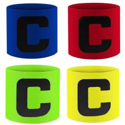 Braçadeira de capitão de futebol com logotipo em forma de C, fita elástica personalizável anti-queda, braçadeira protetora ajustável especial - Image 2