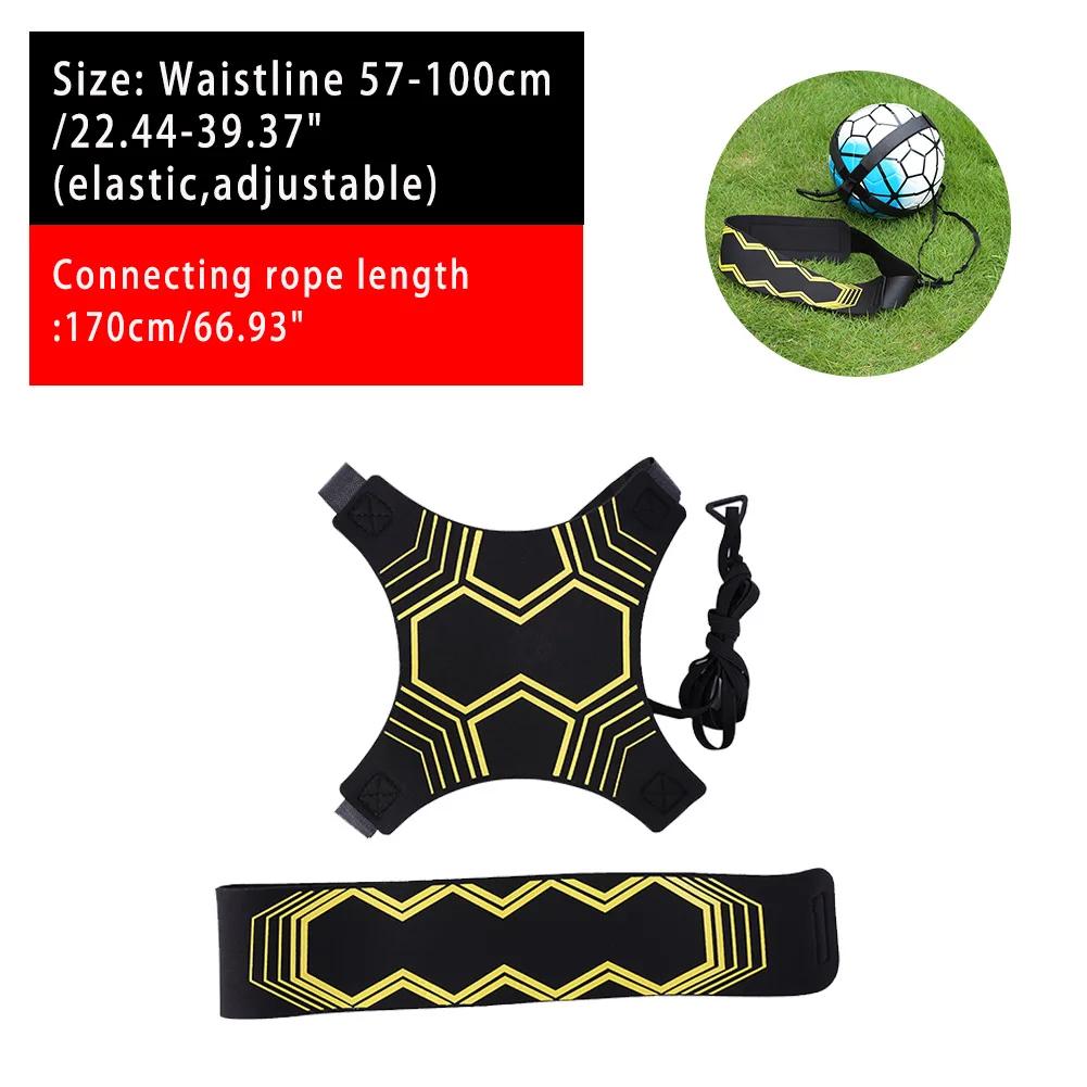 Equipamento De Treino De Bola De Futebol, Ajustável, Solo Cinto, Pano De Nylon, Elástico, Auxiliar, Fitness, Prática - Image 1